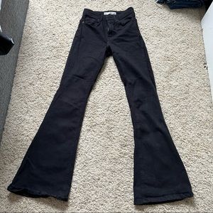 Tight Black Flare Jeans